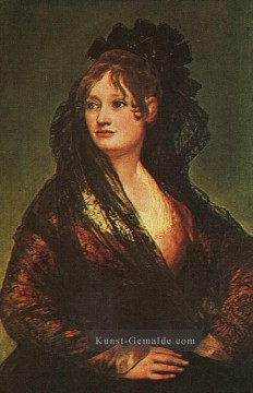 Francisco Goya Werke - Dona Isabel Cobos de Porcel Porträt Francisco Goya